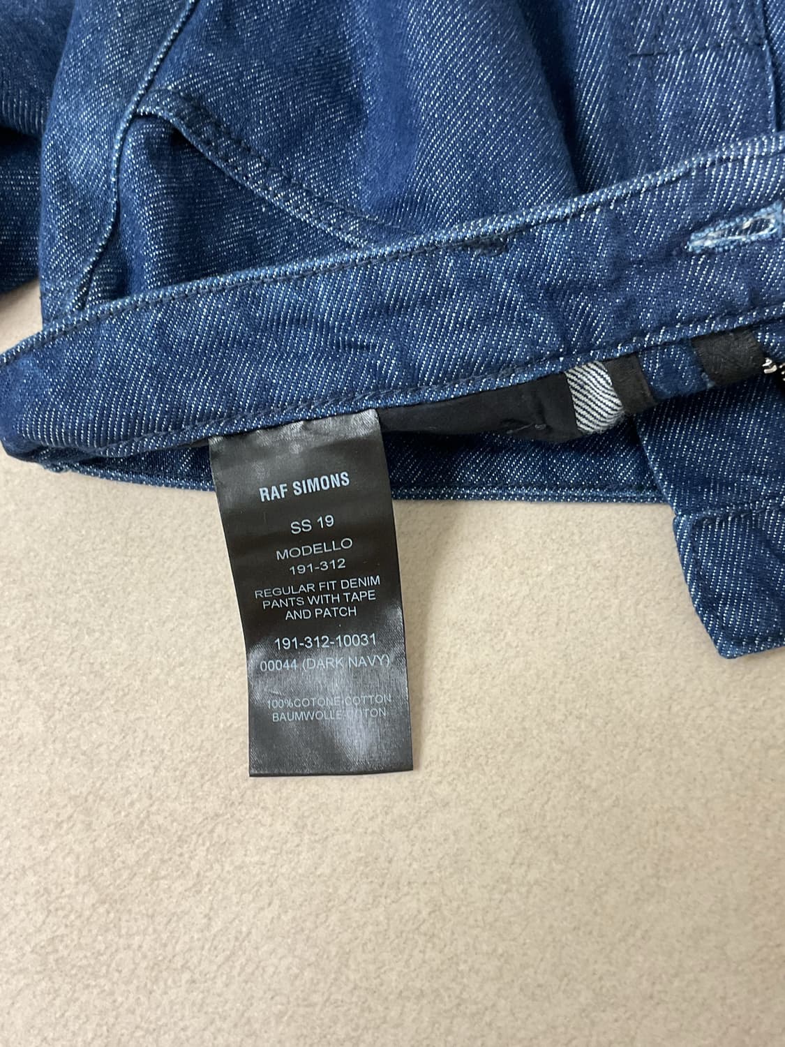 19ss Raf simons denim pants 상품이미지9