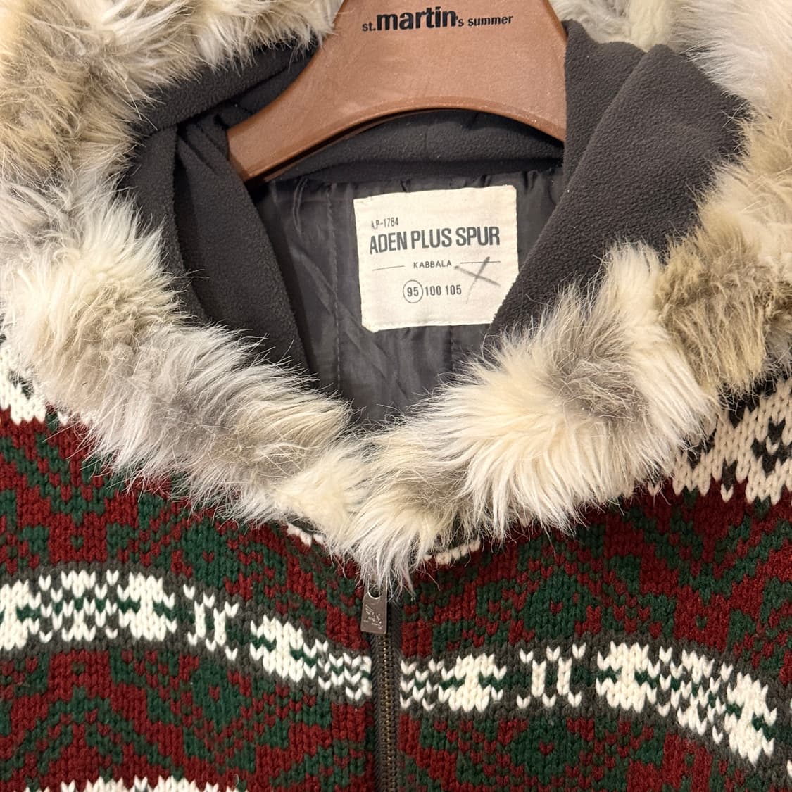 모리걸 카키 노르딕 후드 퍼 집업 상품이미지4