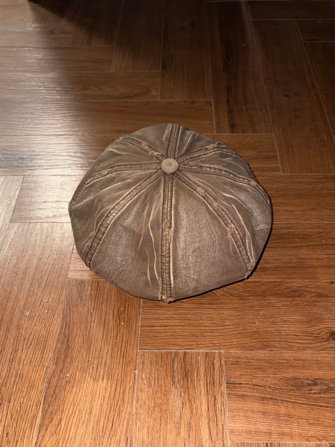 빈티지 워시드 아일렛 뉴스보이캡 상품이미지5