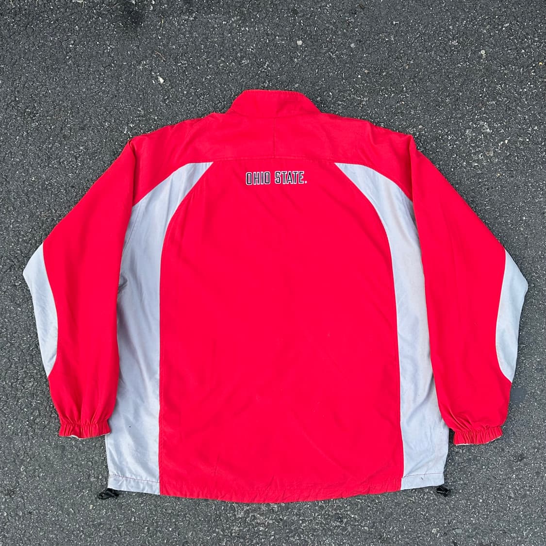 00s 나이키 리버시블 팀 미국 오하이오 바람막이 올드스쿨 트랙자켓 XL 상품이미지5
