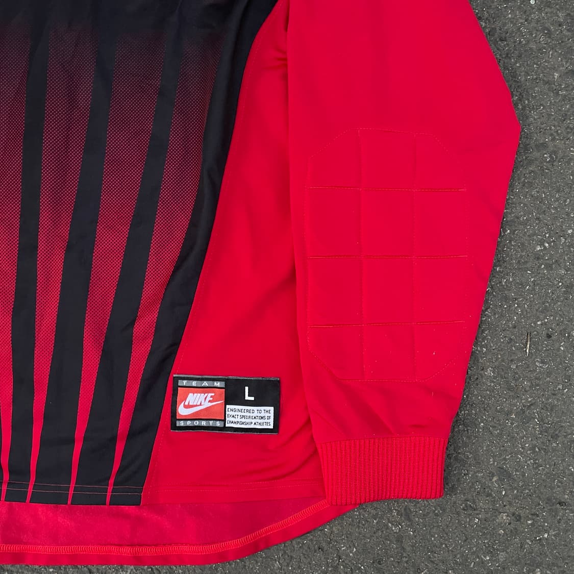 90s 나이키 UK 축구 골키퍼 웜업 맨투맨 올드스쿨 고프코어 져지 XL 상품이미지5