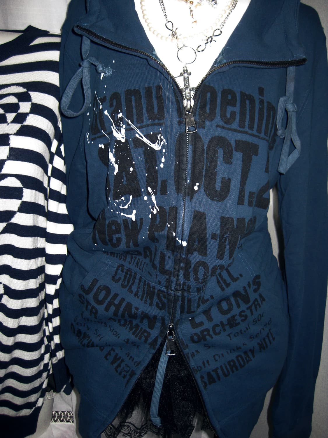 Punk 2-way zip-up 펑크 집업 상품이미지5