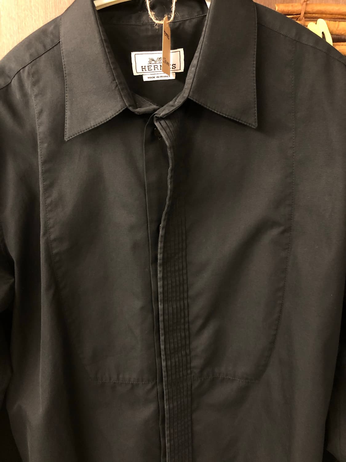 Hermes 에르메스 히든버튼 셔츠 상품이미지4