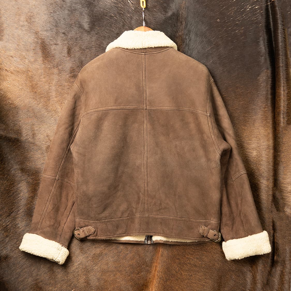 [98] 90s YURIM 빈티지 양가죽 양털 무스탕 일경물산  상품이미지2
