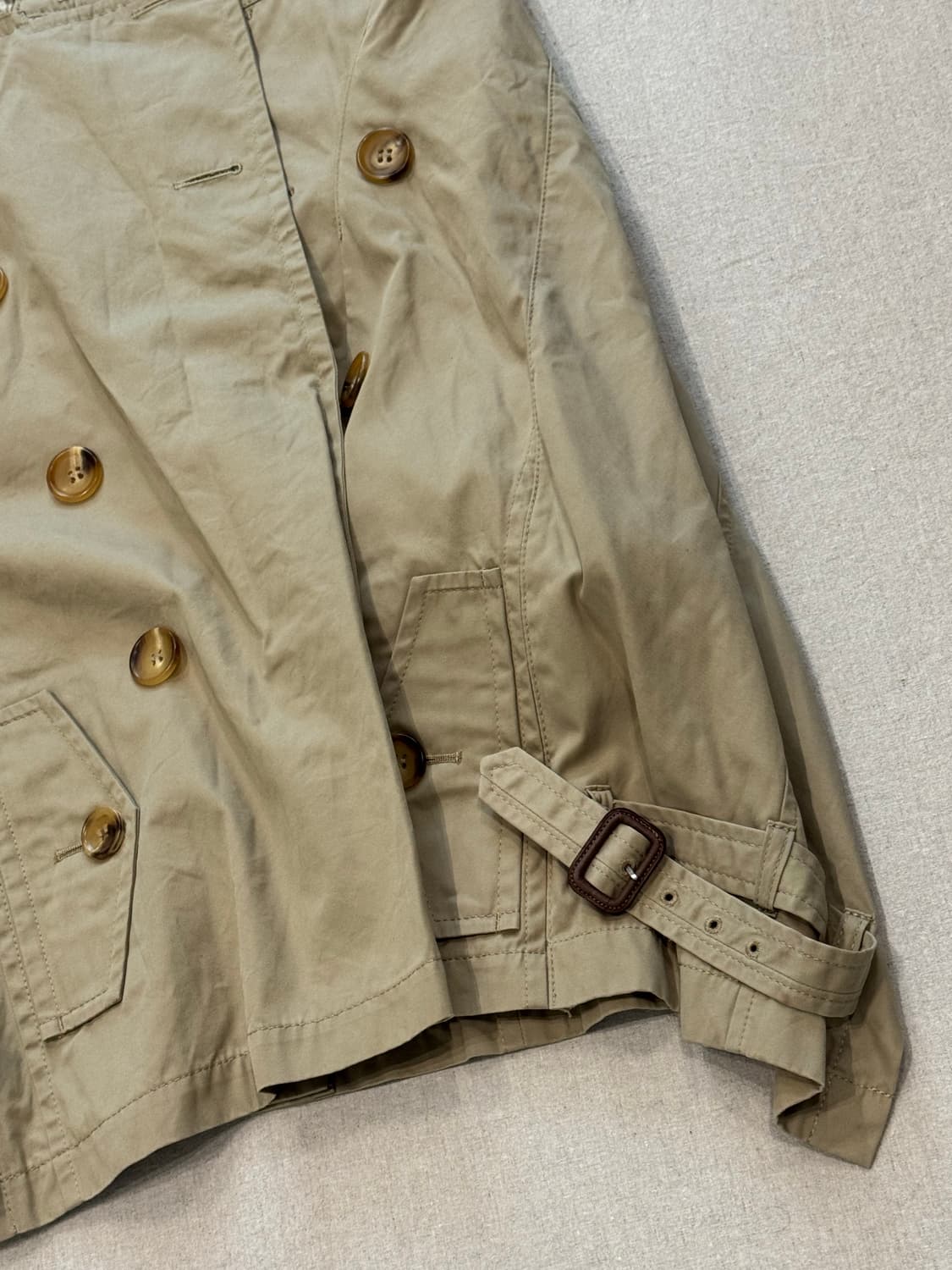 준야와타나베 06ss 디컨스트럭티드 트렌치코트 스커트 상품이미지5