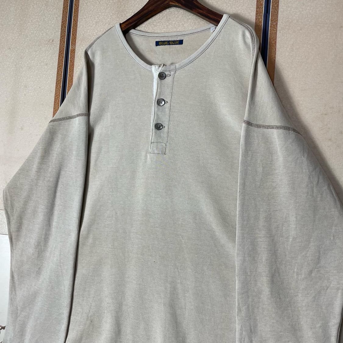 Blue Blue Japan 헨리넥 슬리브 상품이미지2