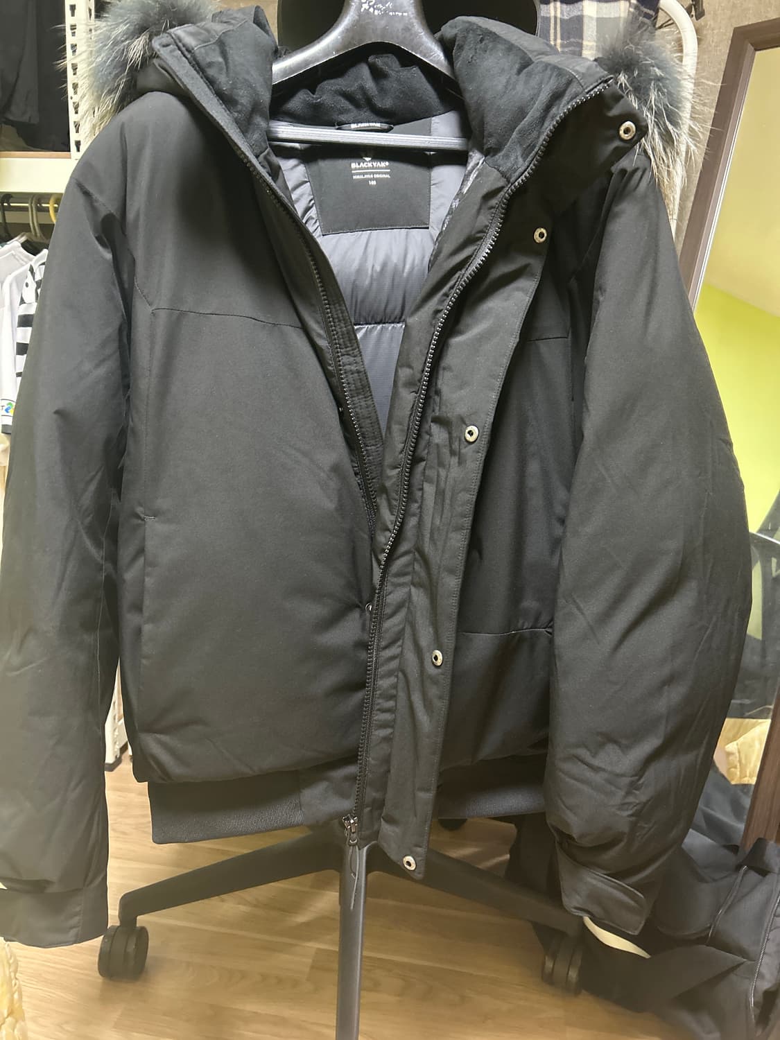 블랙야크 봄버자켓 블랙 XL 상품이미지2