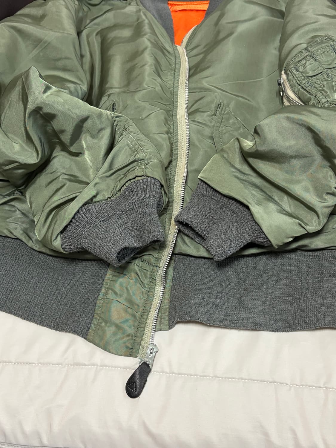 70s L-2b 플라이트자켓 민수용 ma-1 상품이미지4