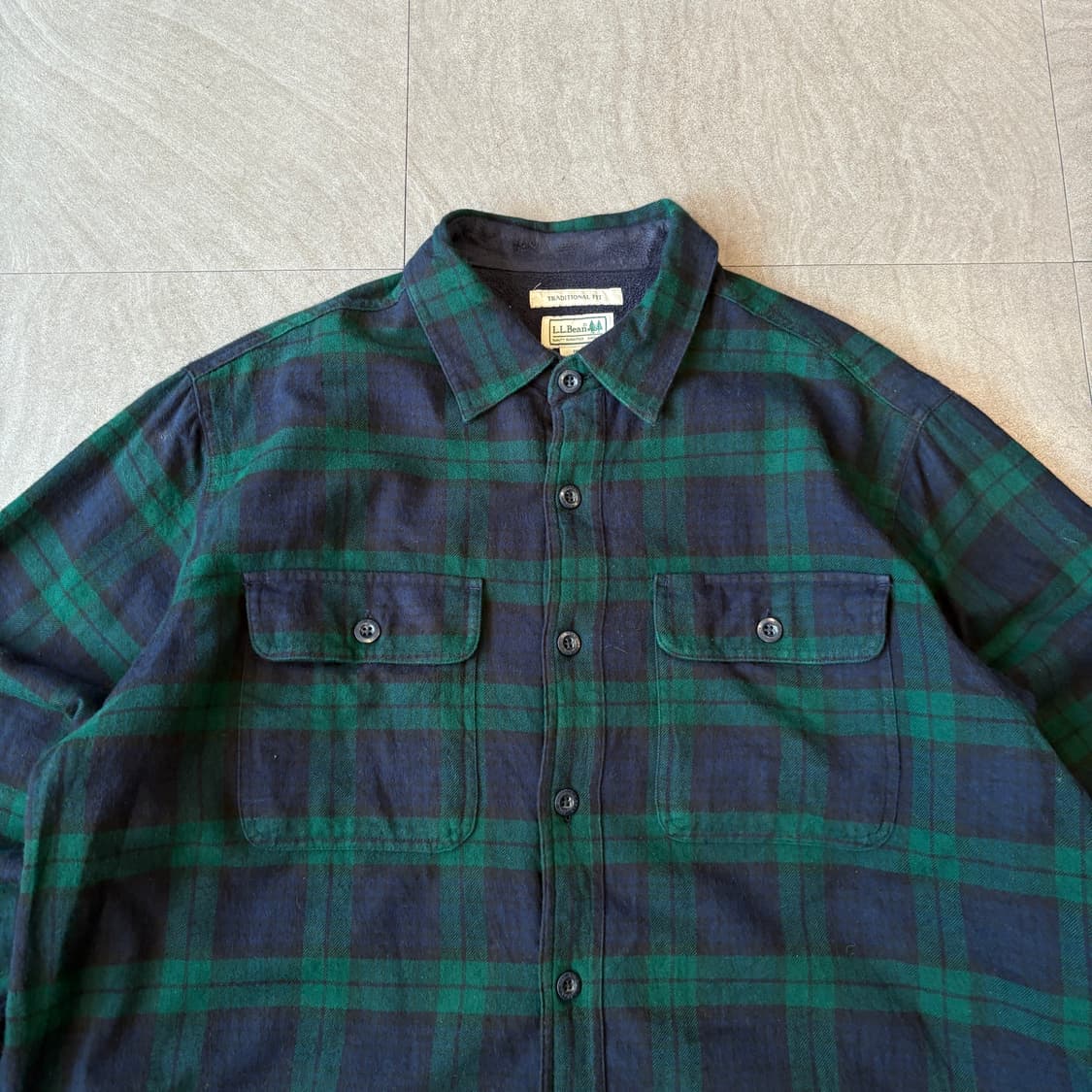 L.L.bean 정품 엘엘빈 체크 내피 셔츠 상품이미지3