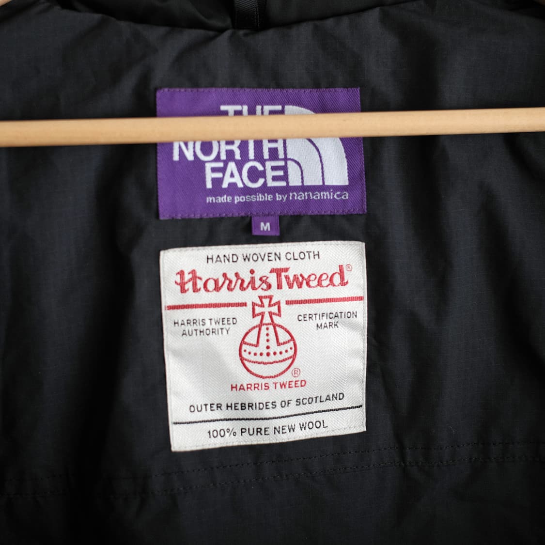 노스페이스 퍼플라벨 해리스트위드 눕시 다운자켓 M사이즈 상품이미지9