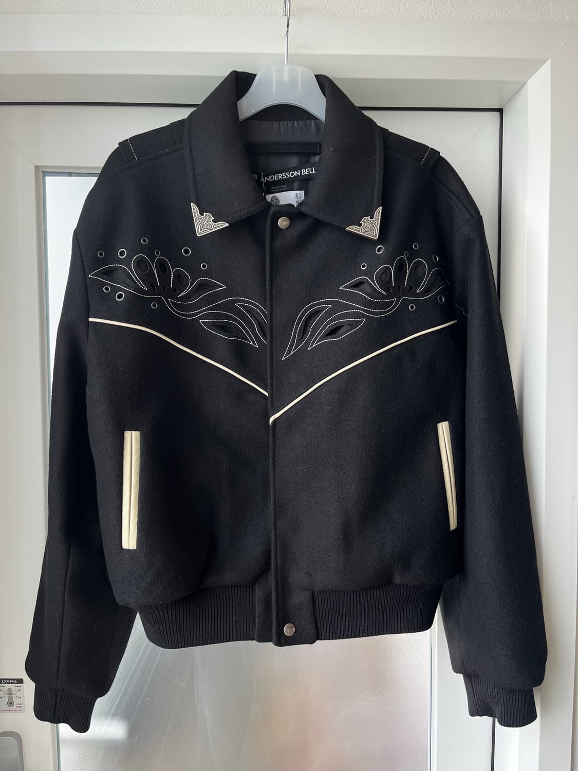 새제품) 엔더슨벨 르망 울 웨스턴 블루종L 상품이미지1