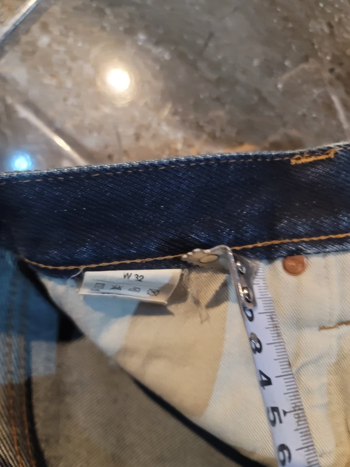 아이언하트 헤비온즈 21oz 하드워시 데님팬츠  상품이미지4