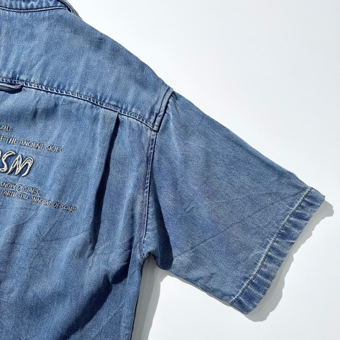 25ss 지오송지오 데님 반팔 셔츠 상품이미지6