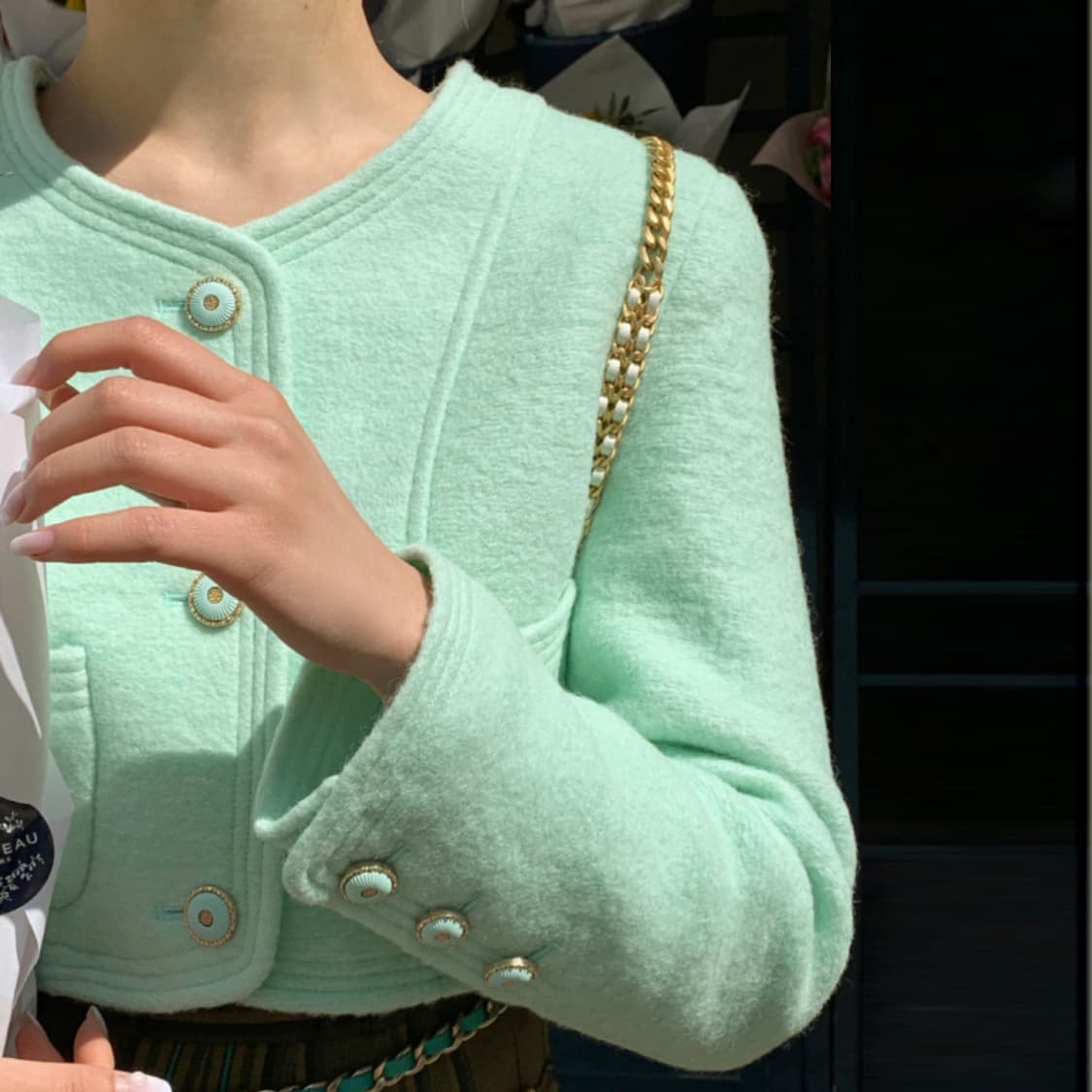 서쿠키(SEOOOCOOKIE) 마쉘 민트자켓 55 상품이미지2