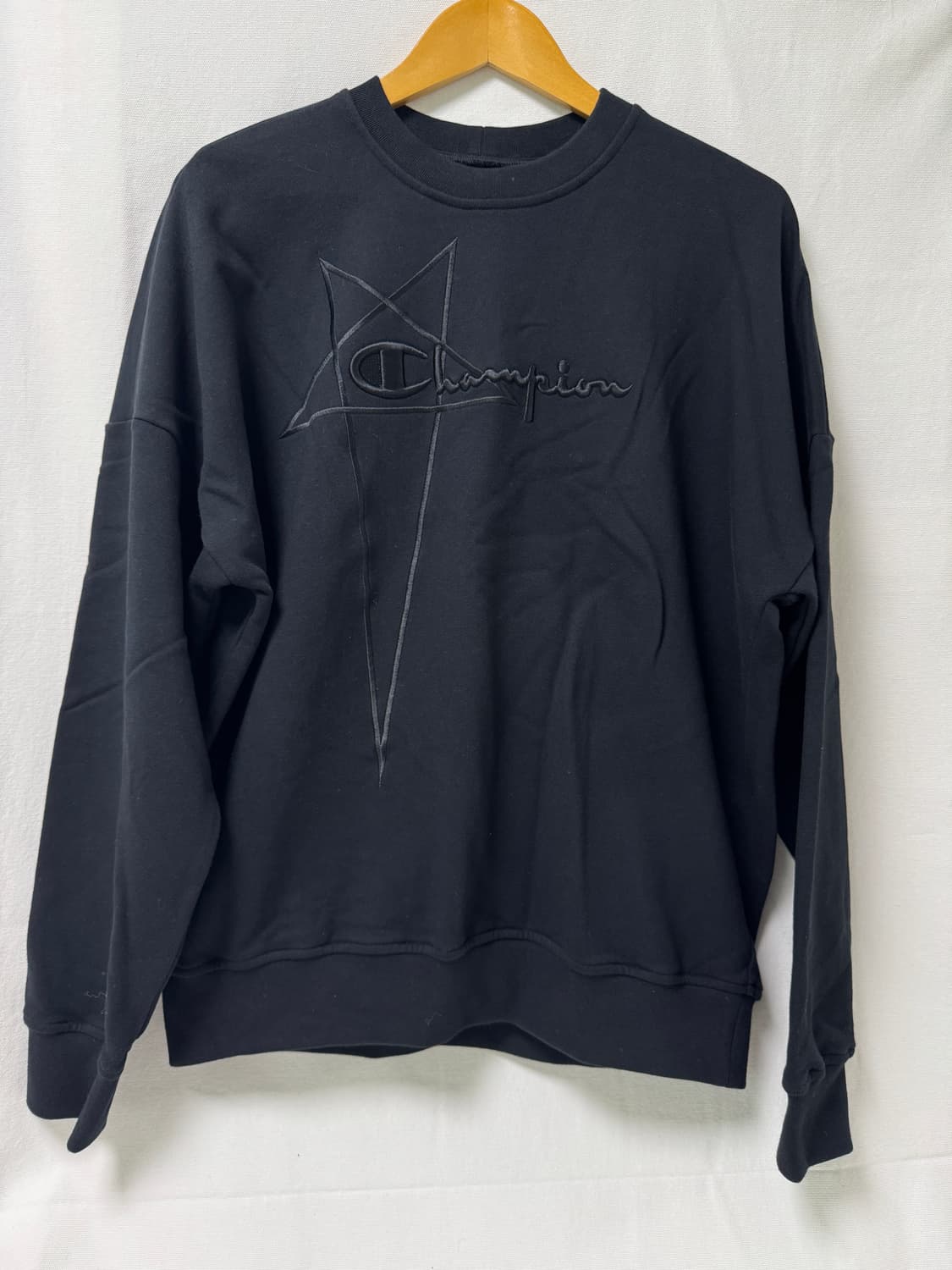 릭오웬스 챔피언 자수 로고 맨투맨 M 상품이미지4