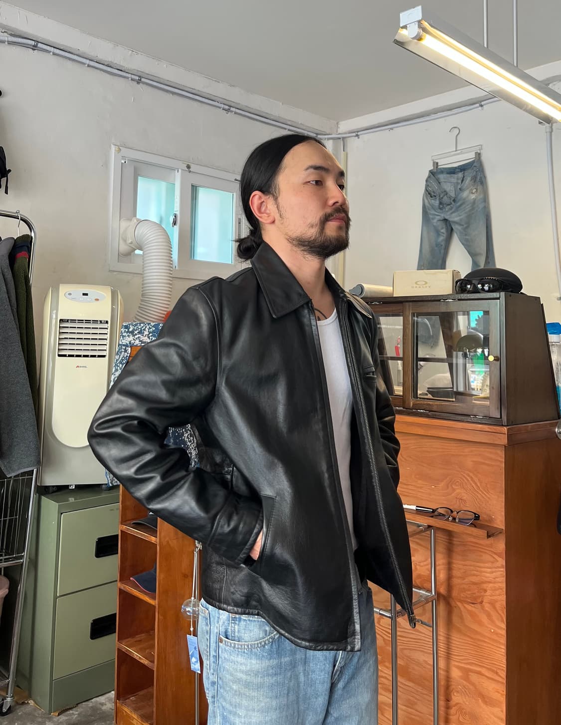 빈티지 가죽자켓 상품이미지1