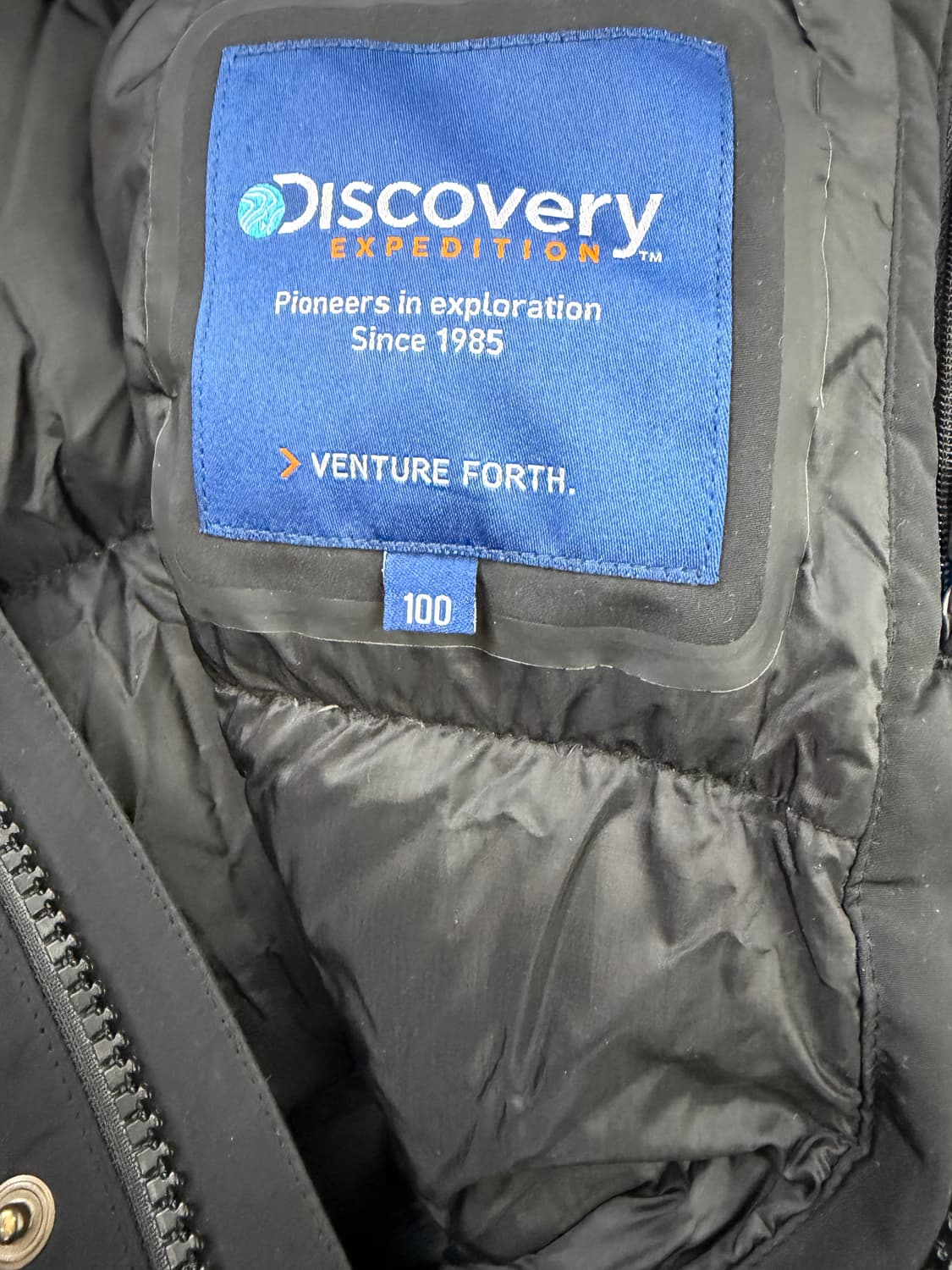 정품) 디스커버리 남성 블랙 덕다운 패딩 100 상품이미지6
