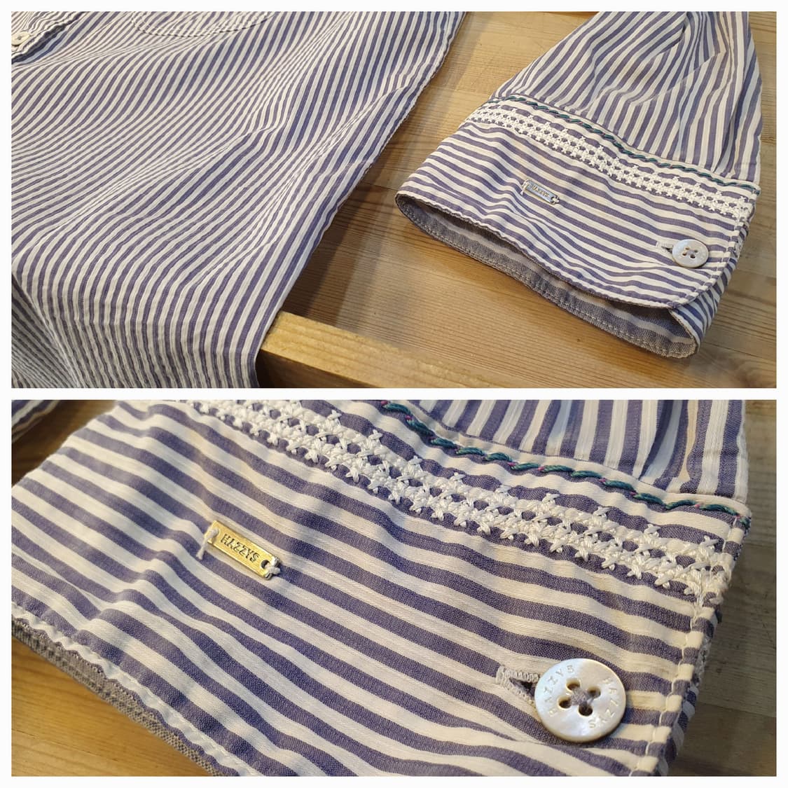 66.헤지스 스트라이프 셔츠 상품이미지4