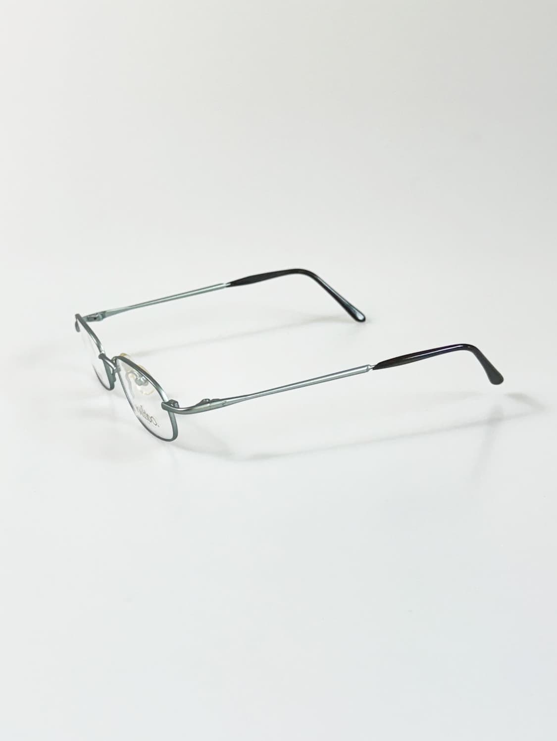 90s KALEIDO 슬림 오벌 메탈 프레임 빈티지 안경 상품이미지3