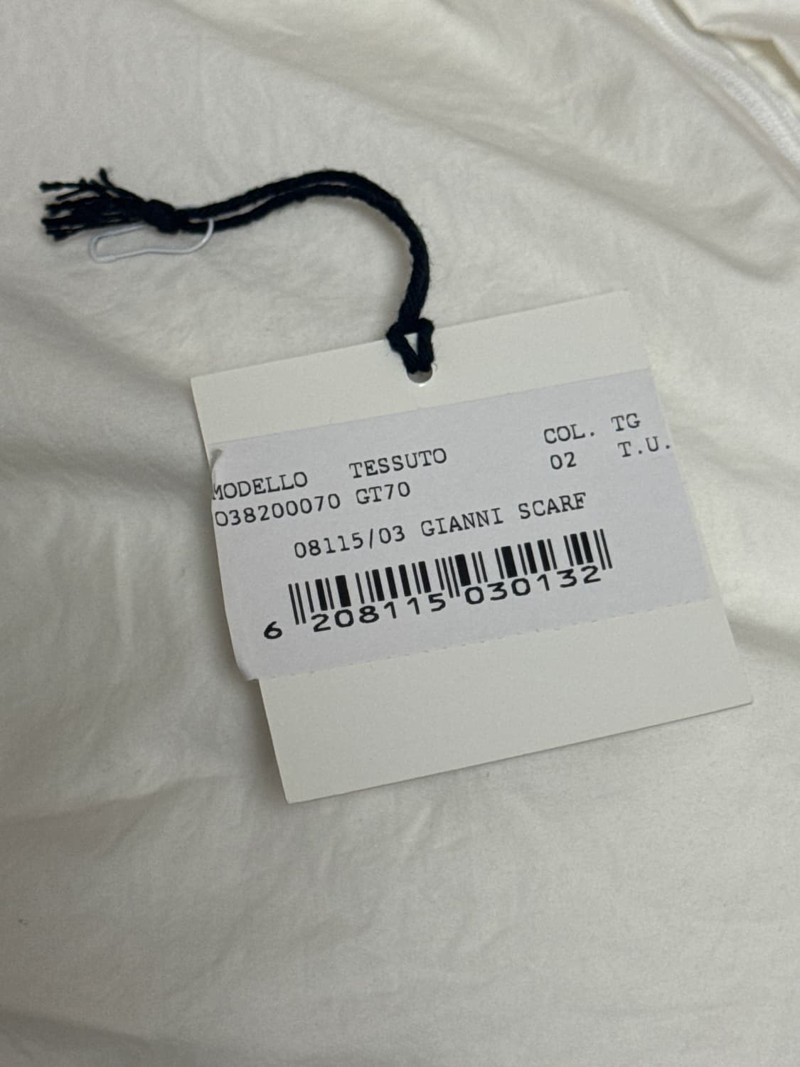 마리아노 로고 울 프린지 머플러 상품이미지4