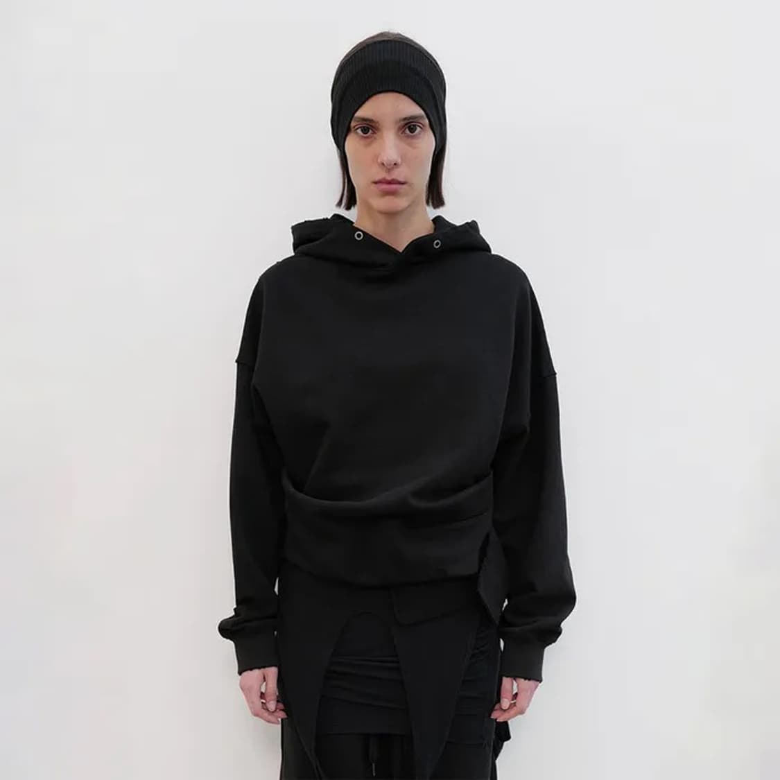 Open Yy Deconstructed Hoodie Black 상품이미지2
