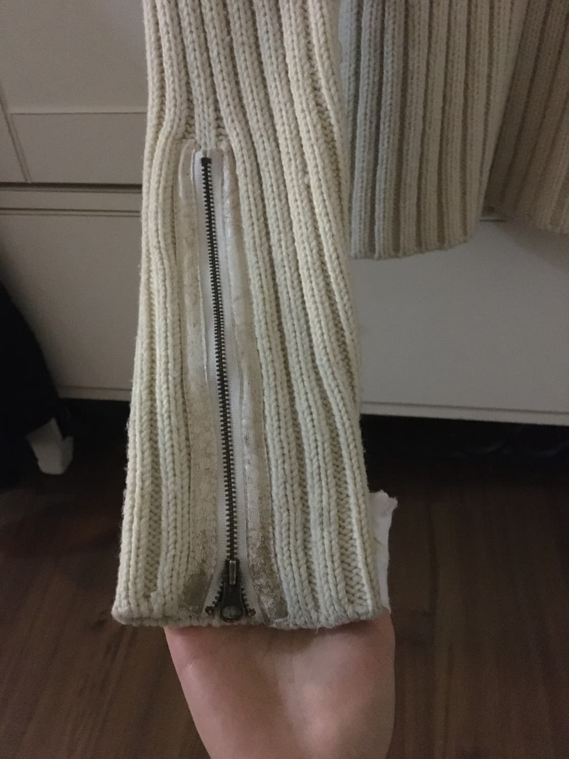 빈티지 니트 집업 상품이미지3