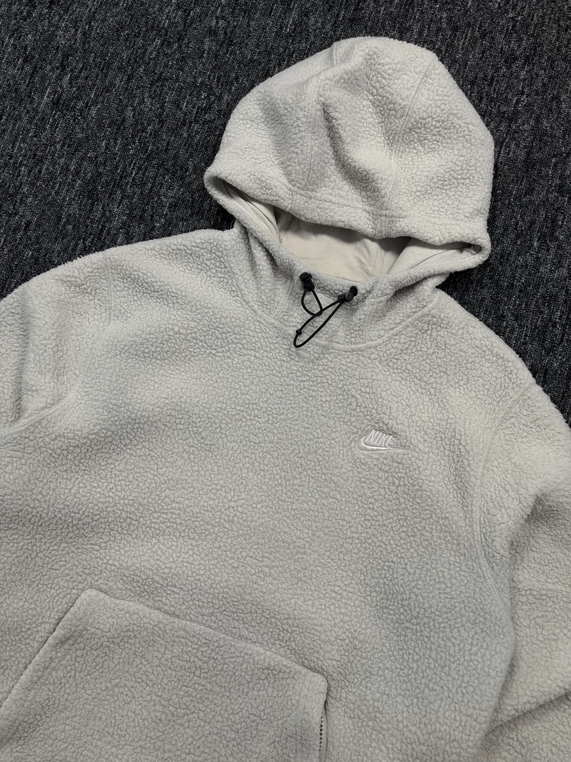 나이키 빅로고 쉐르파 플리스 후리스 후드티 상품이미지6