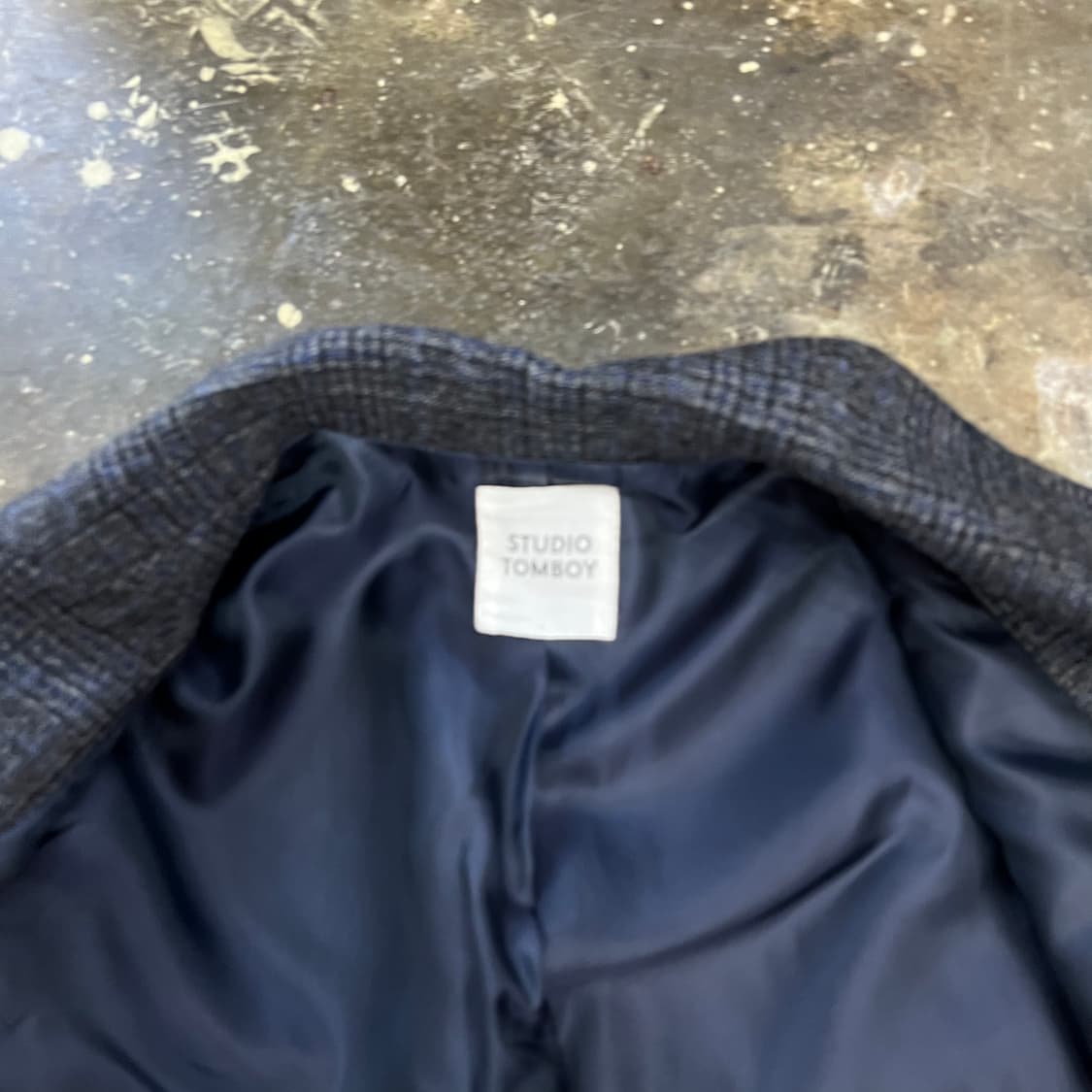 F) 스튜디오 톰보이 울 체크 자켓 자켓 마이 상품이미지6