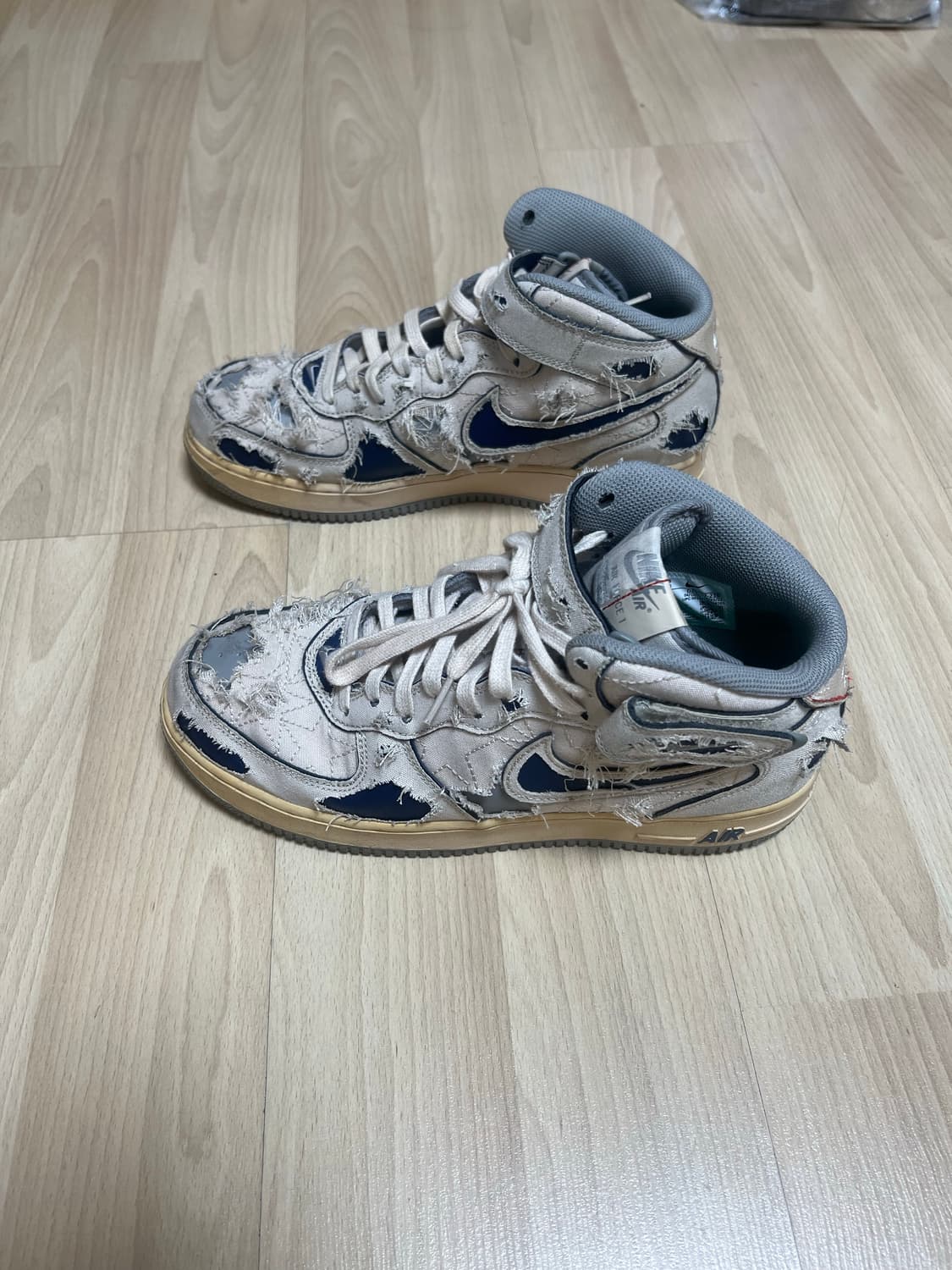 나이키 에어포스 1 미드 '07 펄 화이트 상품이미지3