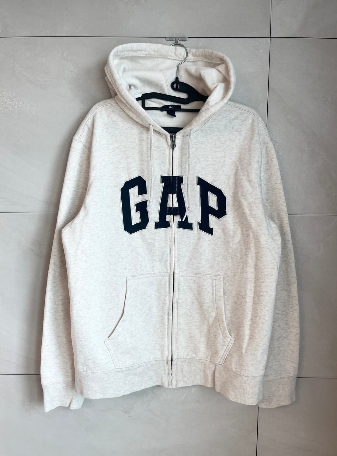 갭 GAP 후드집업 아이보리 [M] 상품이미지2