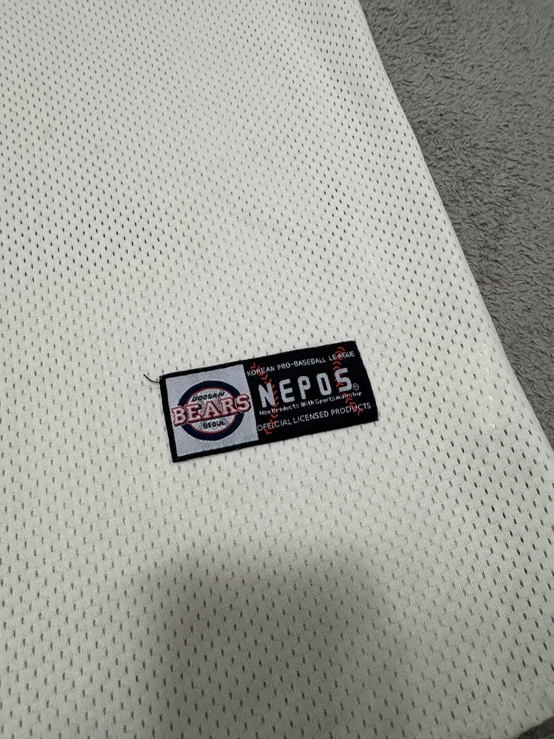 두산베어스 올드 네포스 노마킹 유니폼 100 상품이미지3