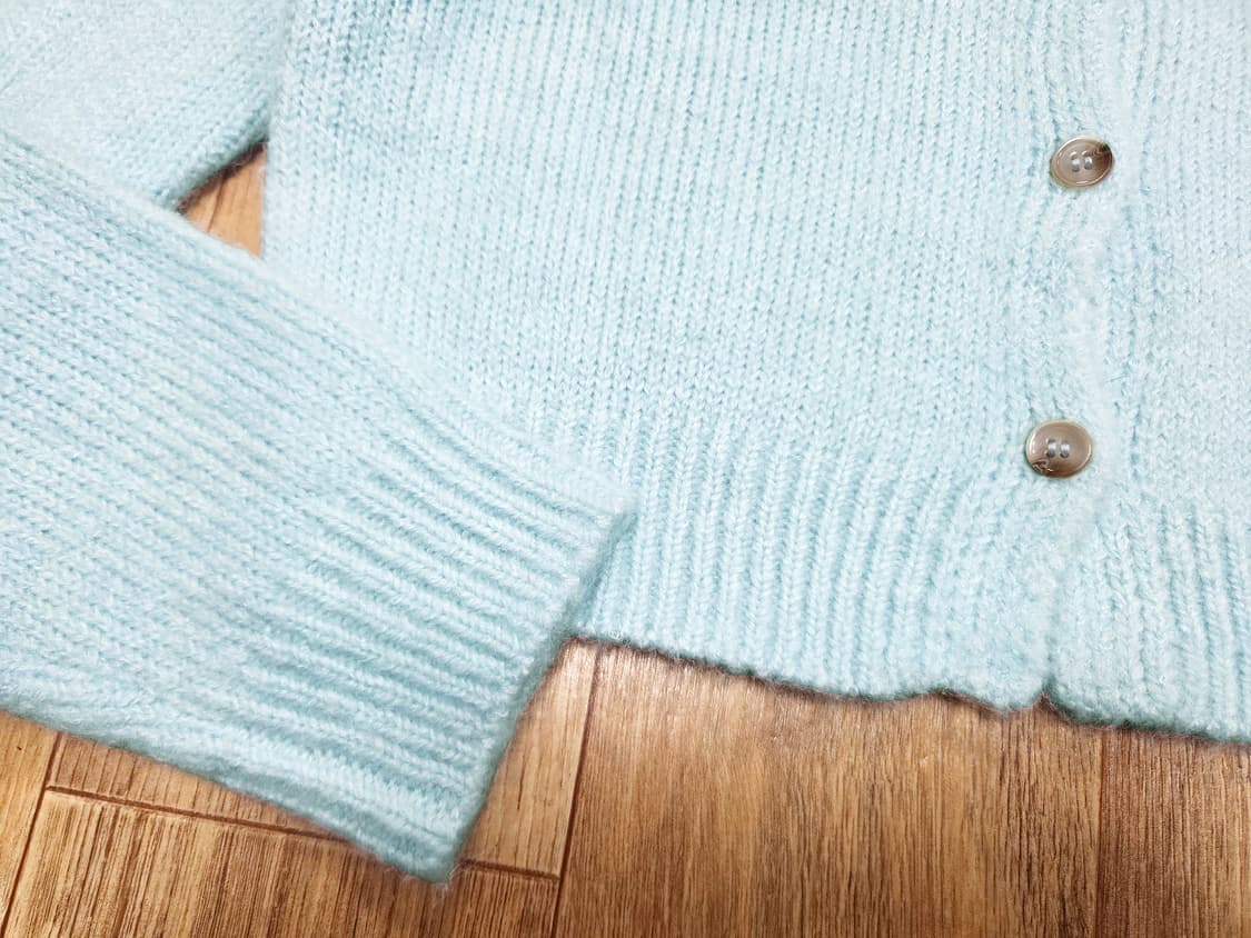 언유즈얼리(Unusually) 치코 보트넥 니트가디건 프리사이즈 새상품 상품이미지6