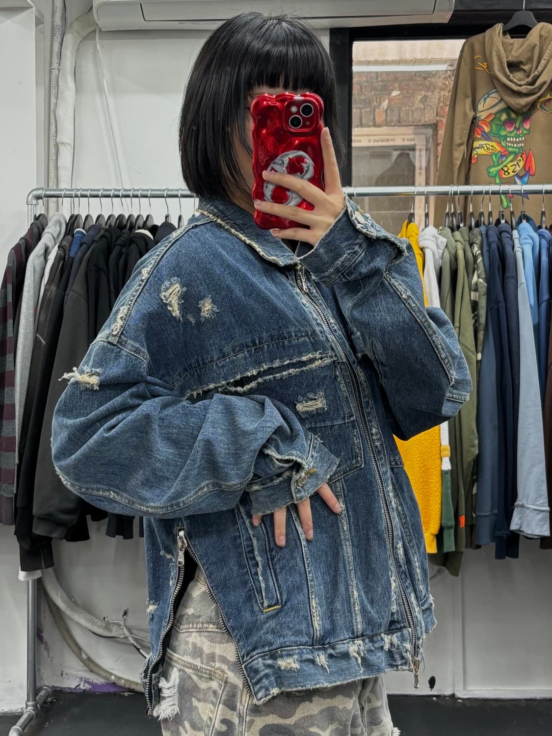 Dominans Stravan 데미지 데님 자켓 상품이미지3