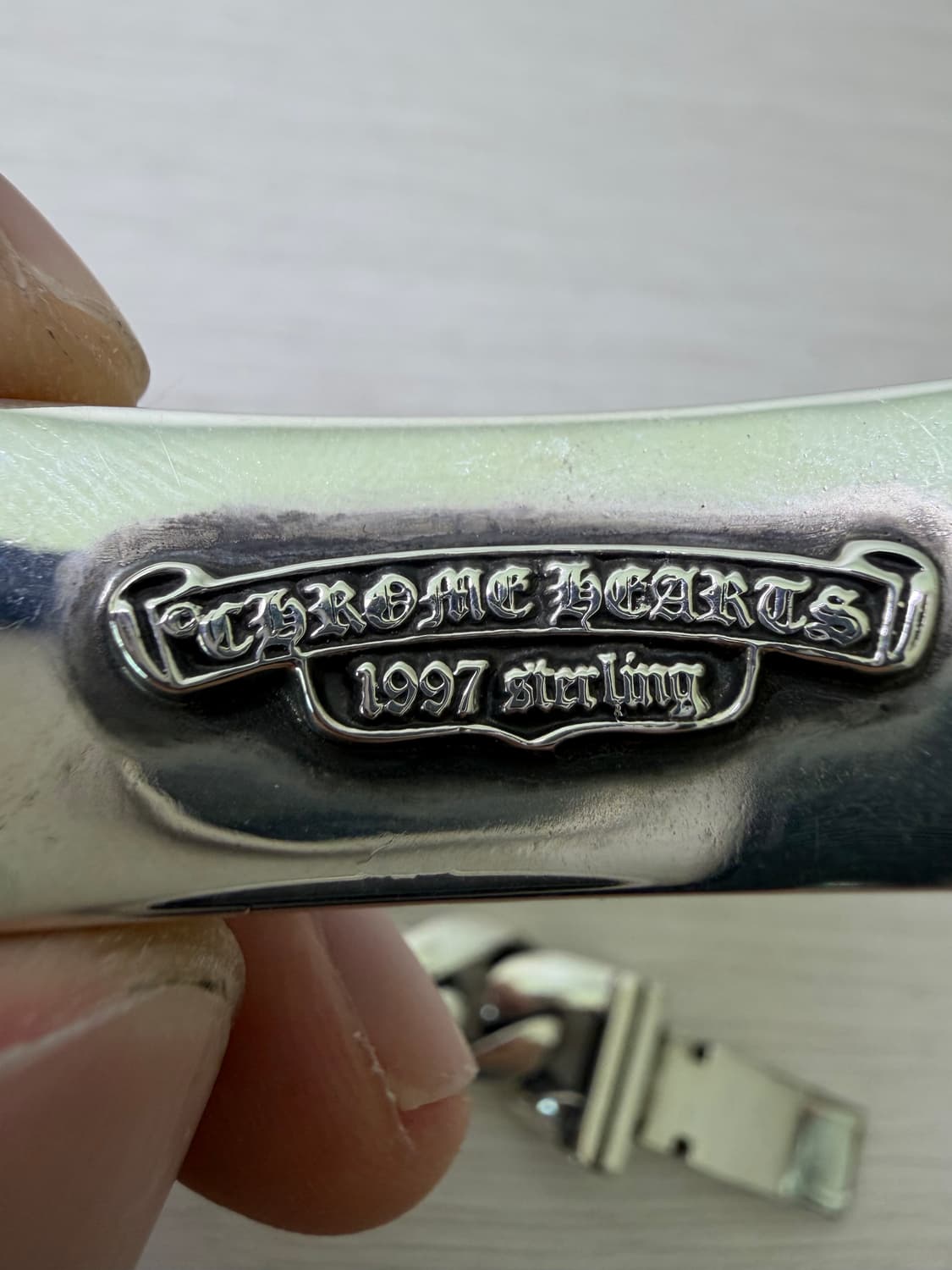 크롬하츠 플로랄 ID 클래식 팔찌 15링크 상품이미지4