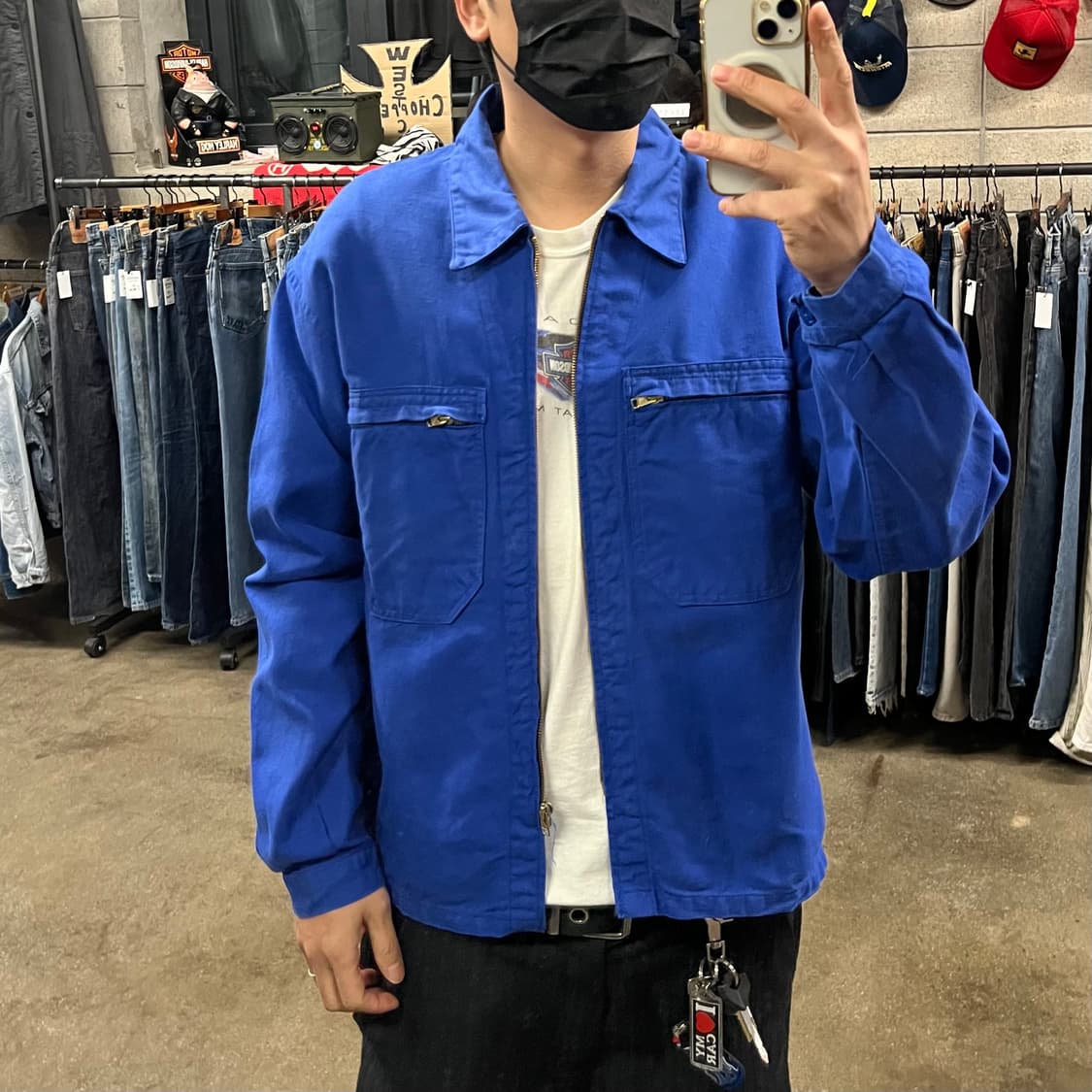 60s 빈티지 프렌치 워크 자켓 (105) 상품이미지1