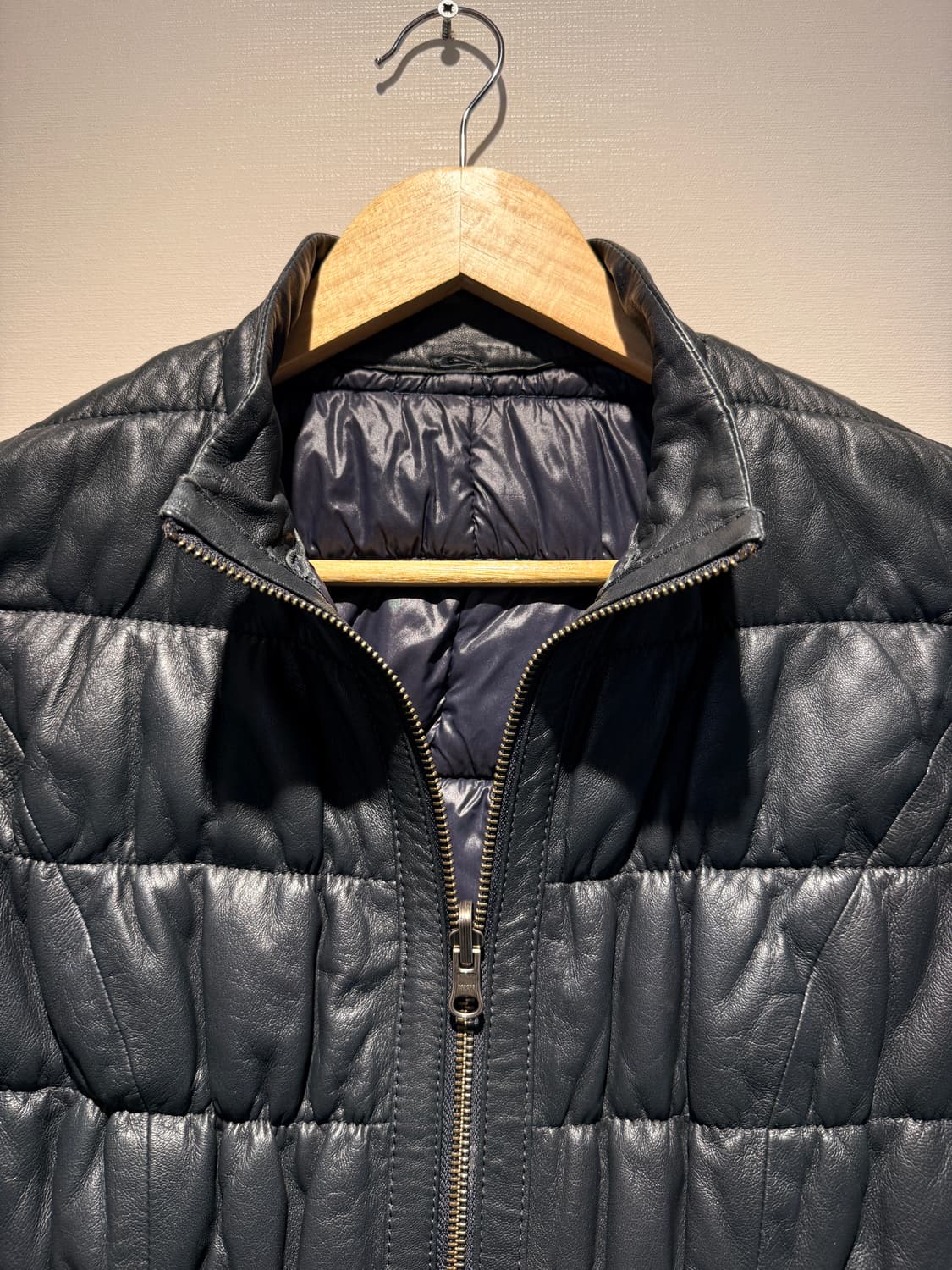 Reversible Leather Padded Jacket 상품이미지3
