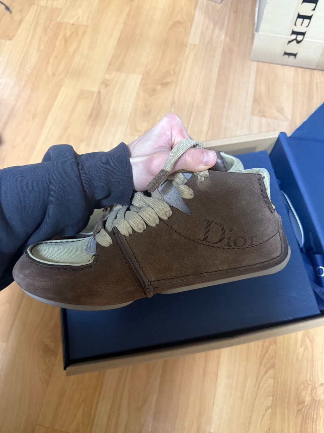 [44]디올 로디 레이스업 부츠 브라운 상품이미지5