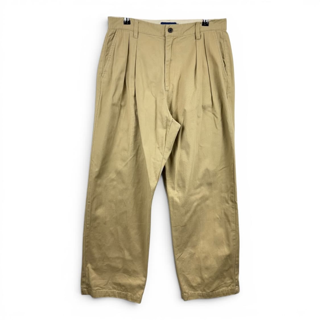 (M) 예일 투턱 와이드핏 치노 팬츠 베이지 상품이미지1