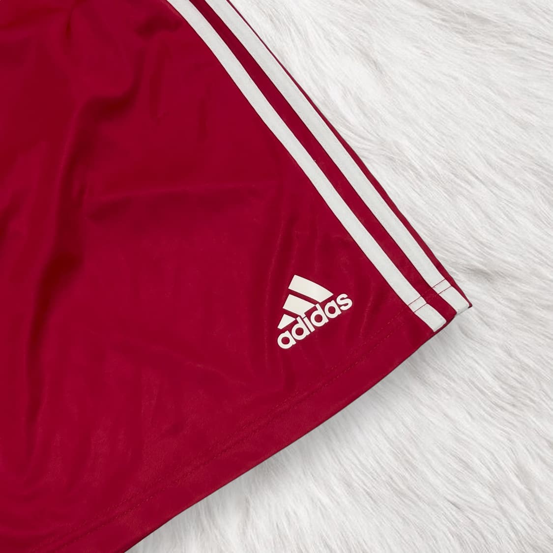 아디다스 레드 삼선 반바지 상품이미지6