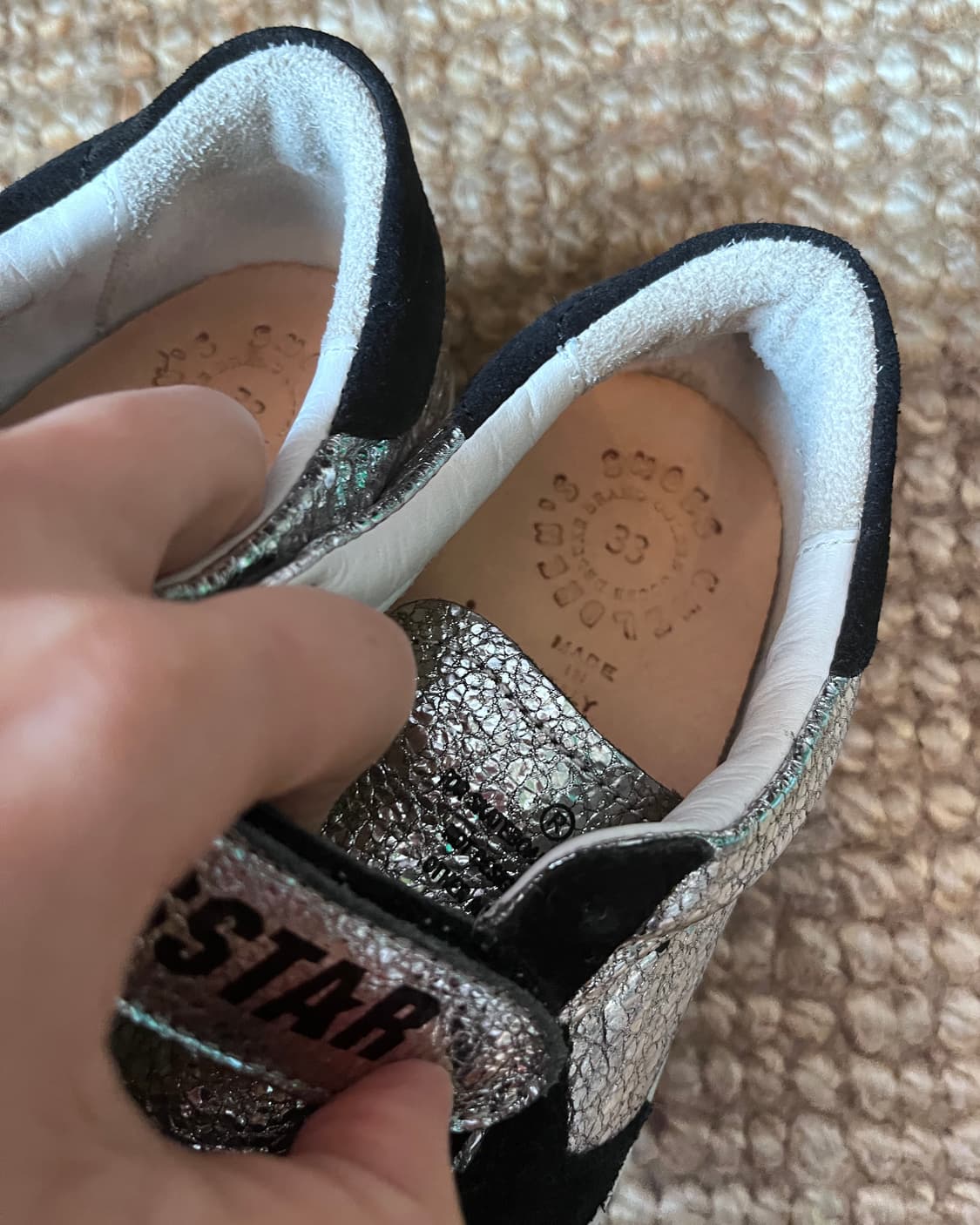 골든구스 키즈 슈퍼스타 메탈실버
 상품이미지5