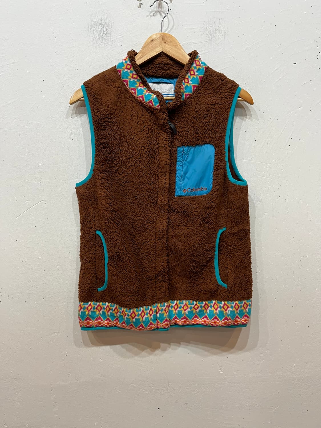 COLUMBIA 콜롬비아 에스닉 쉐르파 플리스 베스트 우먼즈 상품이미지1