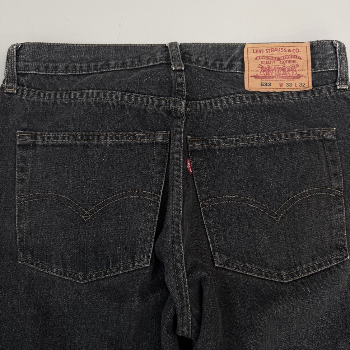 리바이스 제팬 흑청 533 데님팬츠 상품이미지5