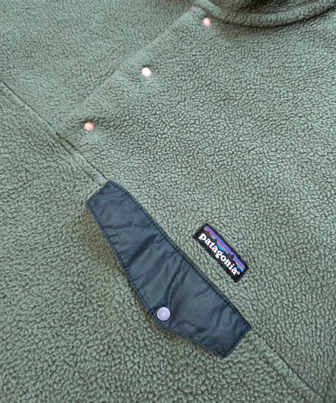 (L)파타고니아Usa 그린 민트 눈없는산(Nosnow) 신칠라 플리스 상품이미지2