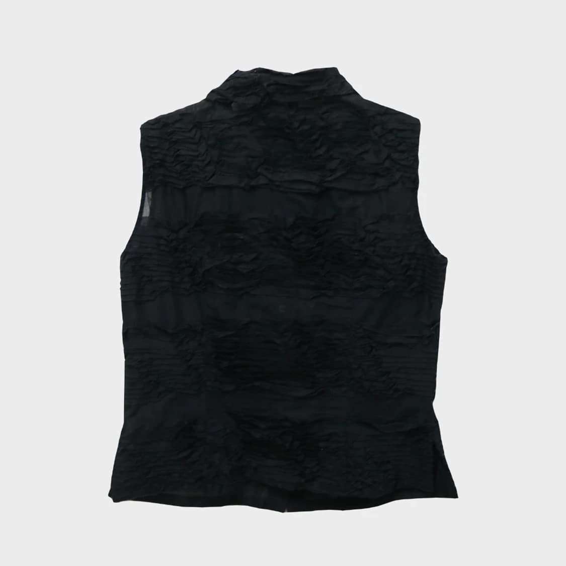 MACHIKO JINTO 코튼 프릴 나시 셔츠 65361 상품이미지2