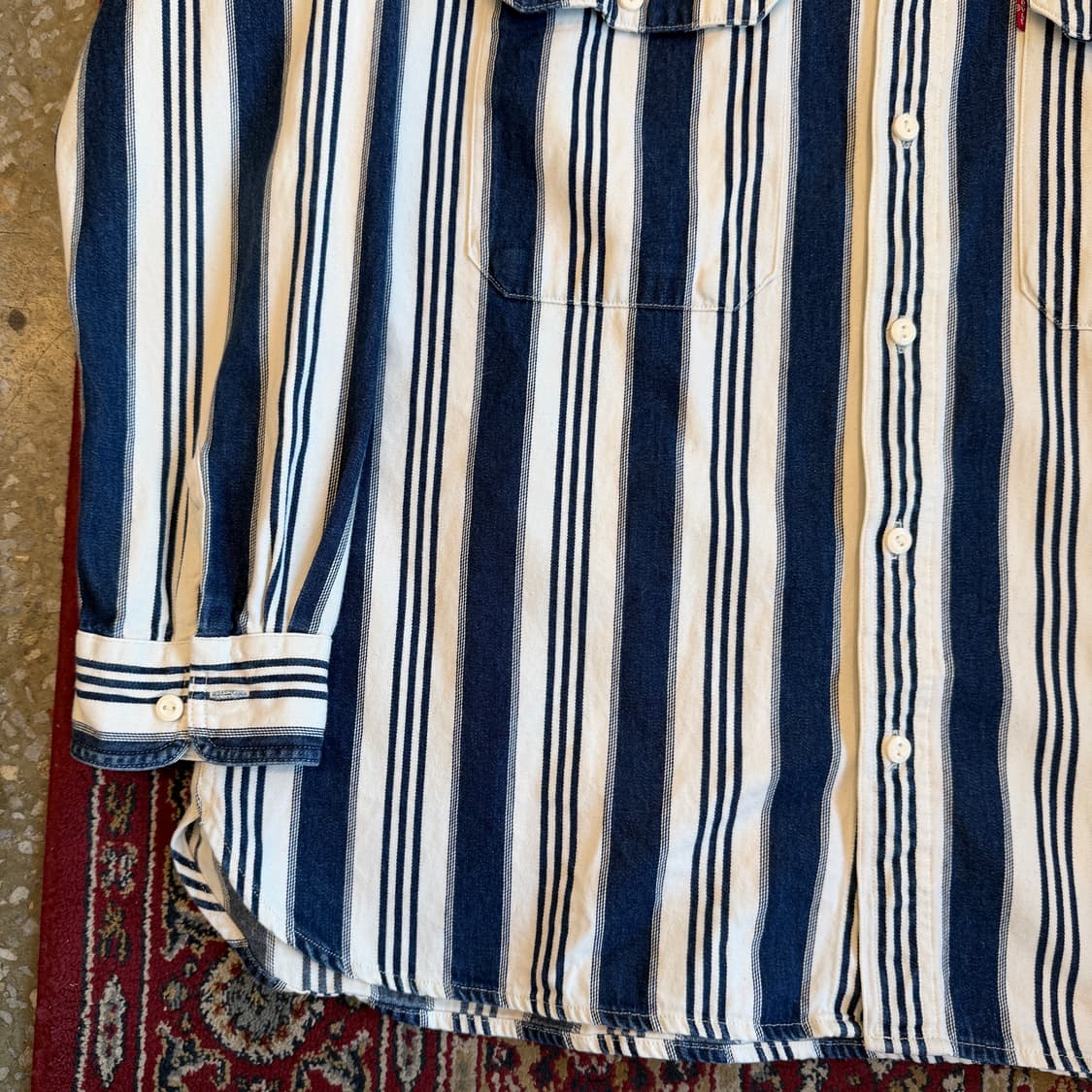 리바이스 스트라이프 투포켓 셔츠 [ 105 ] 상품이미지4