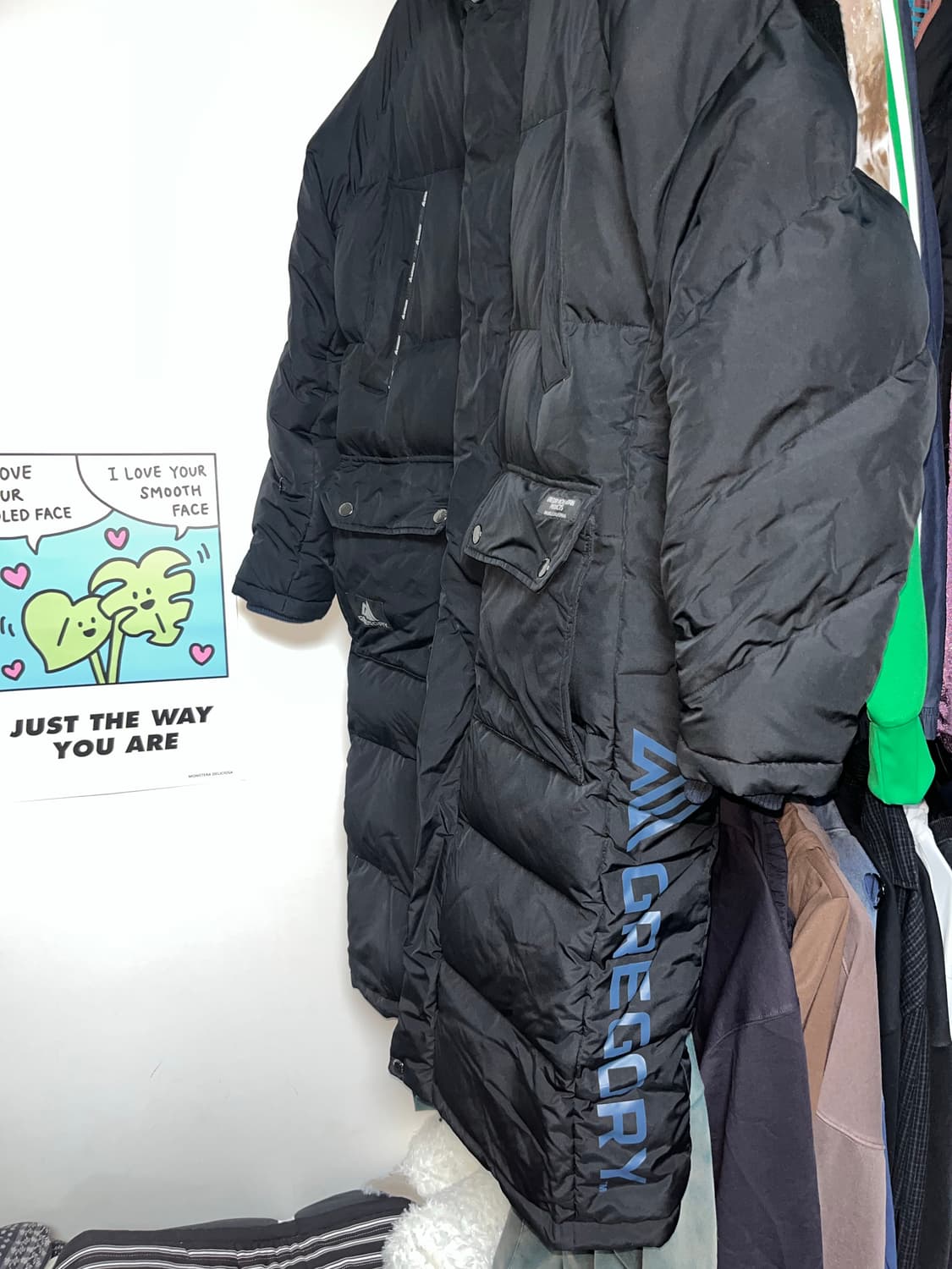 그레고리 롱패딩 블랙 상품이미지2