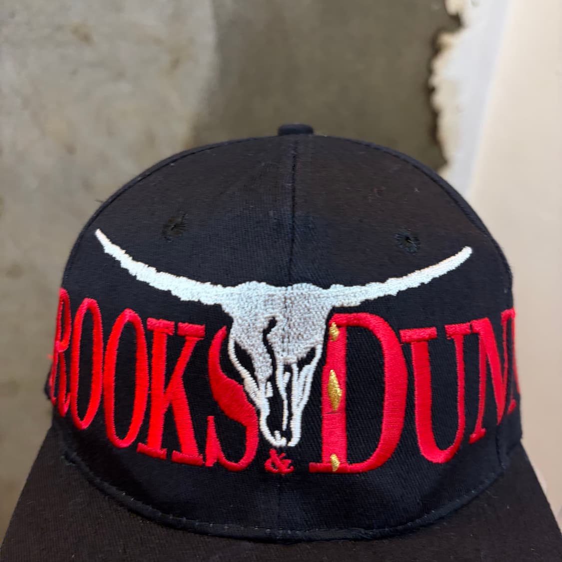 90s USA 빈티지 밴드 브룩스 앤 던 트러커 볼캡 모자 밴드티 상품이미지5