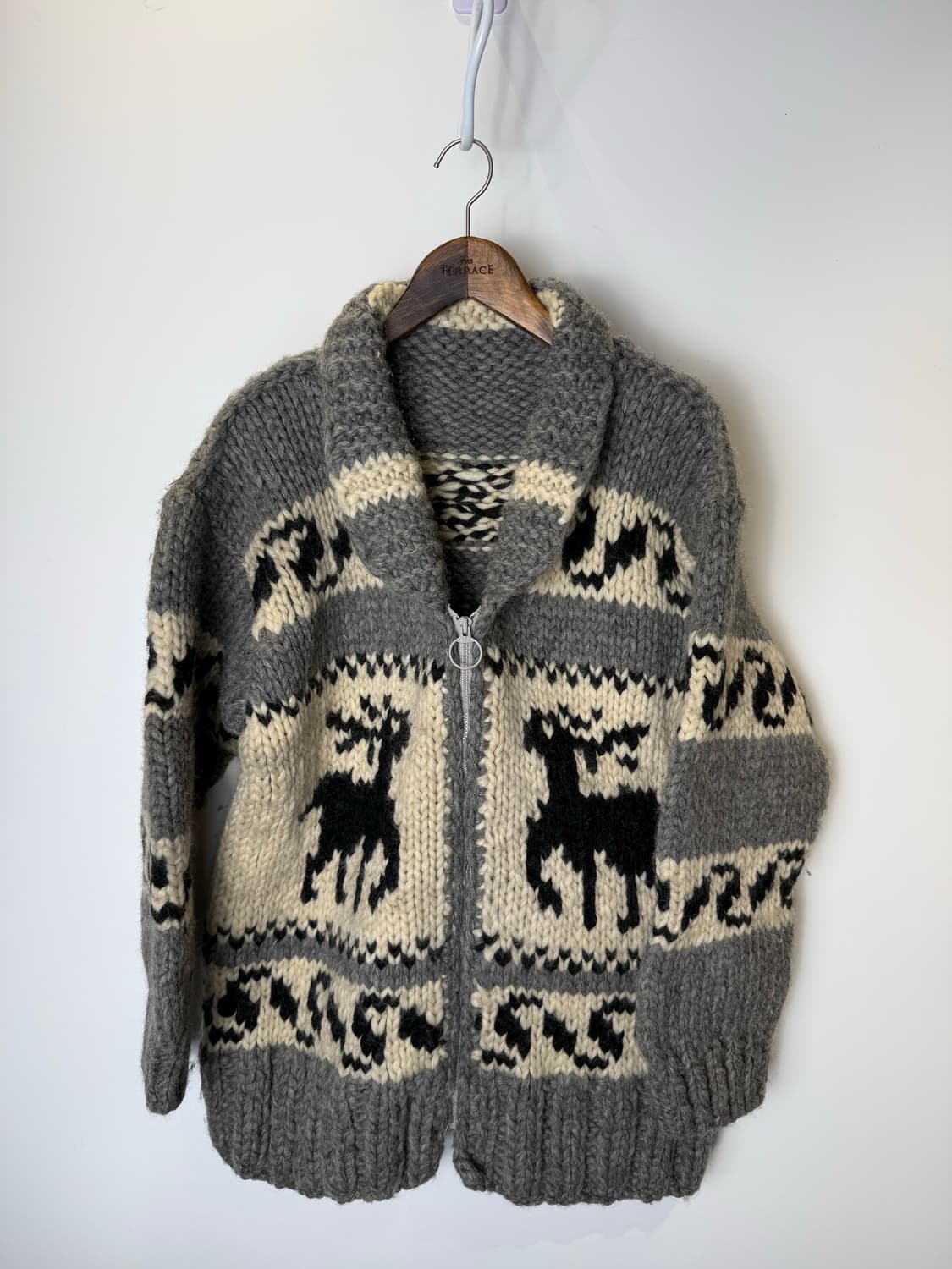 빅사이즈 코위찬 니트 가디건 상품이미지1