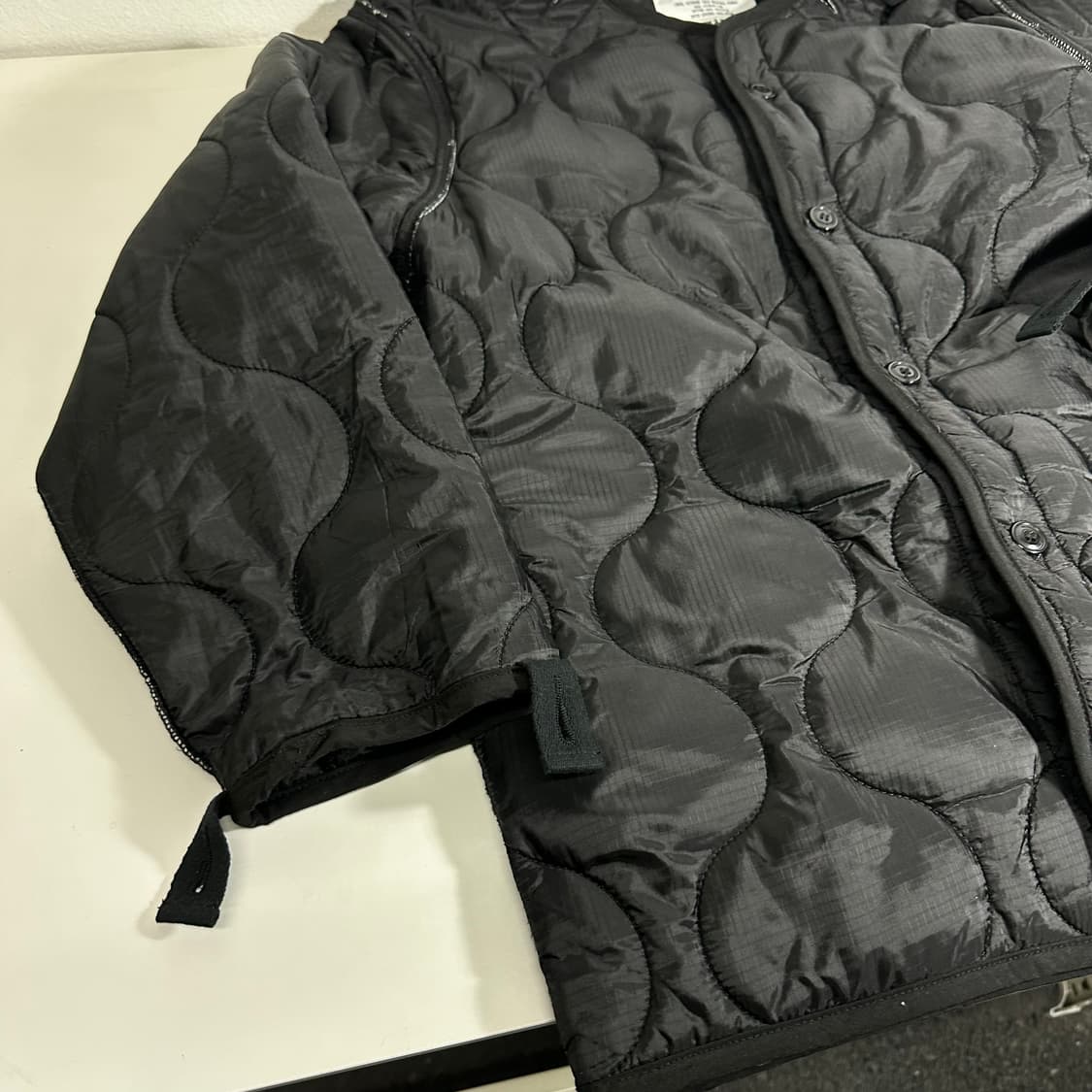 95 휴스턴 재팬 블랙 내피 깔깔이 점퍼 상품이미지2
