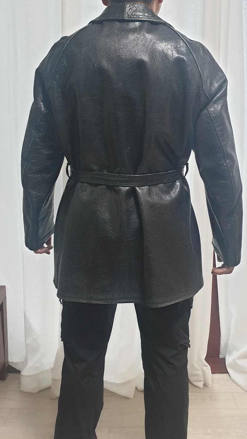 Vintage 가죽 피코트 상품이미지8